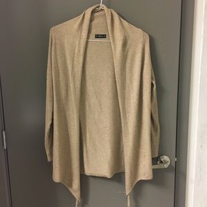 Zara Camel Waterfall Cardigan (S)